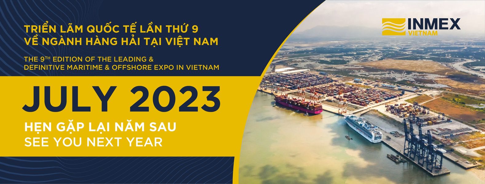 INMEX VIETNAM 2023 - Triển lãm quốc tế và ngành Hàng Hải tại Việt Nam 2023