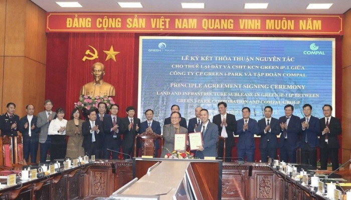 Tập đoàn Compal chọn KCN Liên Hà Thái để đầu tư nhà máy triệu USD