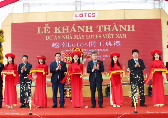 Khánh thành nhà máy Lotes Việt Nam với tổng vốn đầu tư 120 triệu USD
