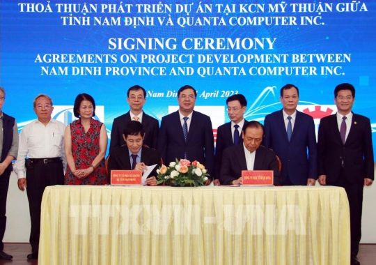 Tập đoàn Quanta, đối tác của Apple, đầu tư 120 triệu USD sản xuất máy tính Macbook tại Nam Định