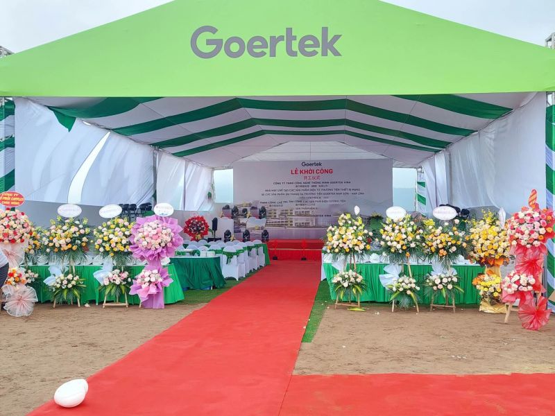 Goertek Vina khởi công nhà máy mới tại KCN Nam Sơn – Hạp Lĩnh, Bắc Ninh