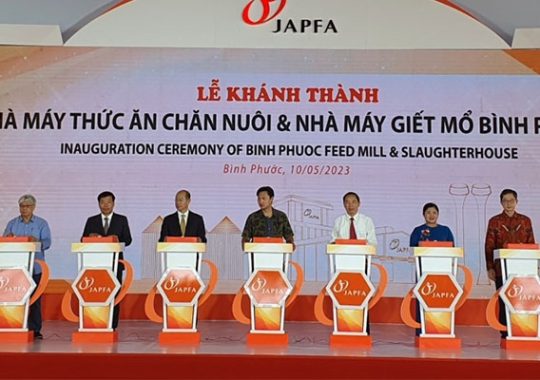 Japfa Việt Nam khánh thành nhà máy sản xuất thức ăn chăn nuôi và giết mổ gia cầm tại Bình Phước