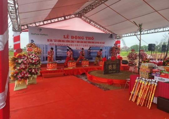 Khởi công nhà máy Sixpure Việt Nam tại KCN Yên Phong Bắc Ninh