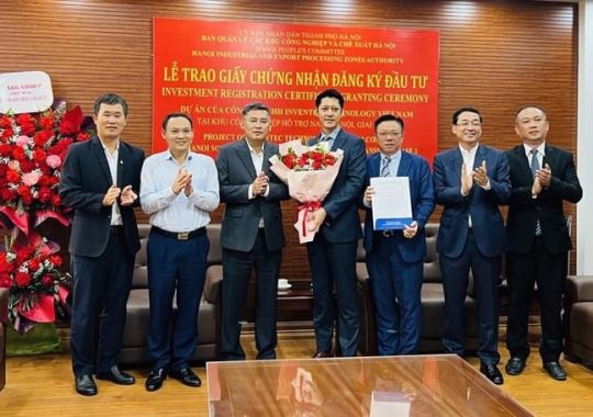 Inventec Đài Loan mở nhà máy gần 3.000 tỷ tại KCN Hanssip (Hà Nội)