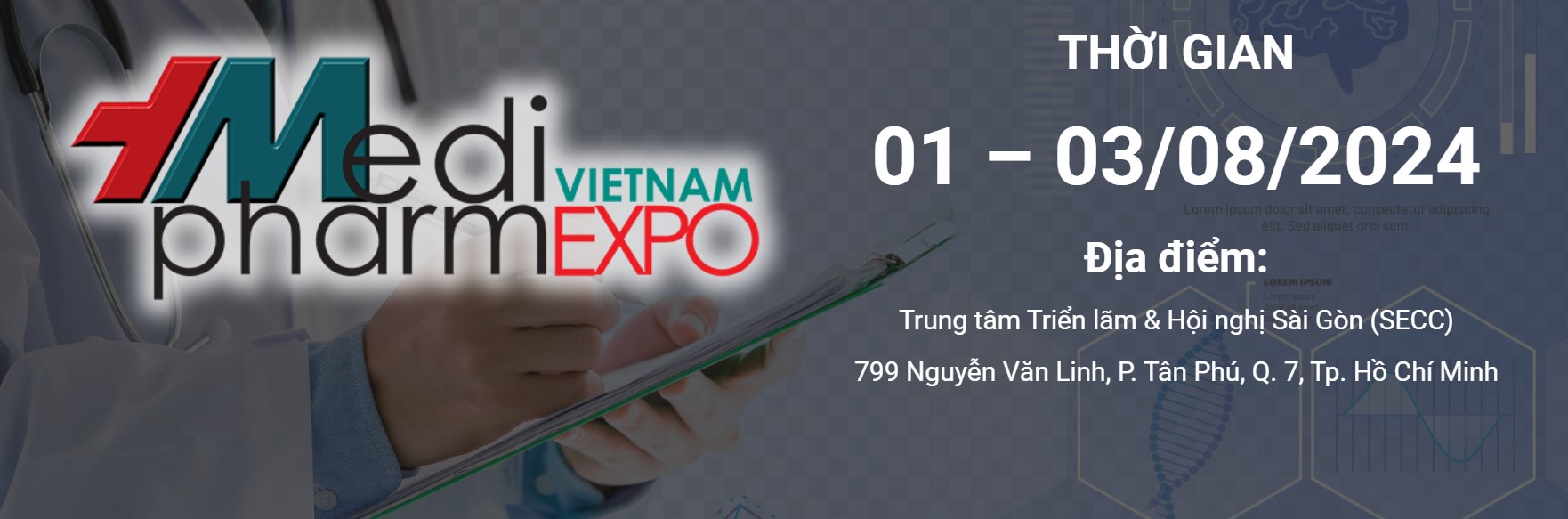 VIETNAM MEDI-PHARM EXPO 2024 - Triển lãm Quốc tế chuyên ngành Y dược Việt Nam 2024