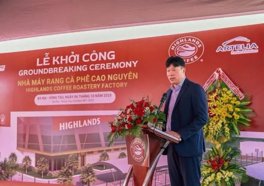 Highlands Coffee đầu tư 500 tỷ đồng xây nhà máy rang xay mới ở Vũng Tàu: Diện tích 24.000m2, công suất dự kiến 10.000-75.000 tấn/năm