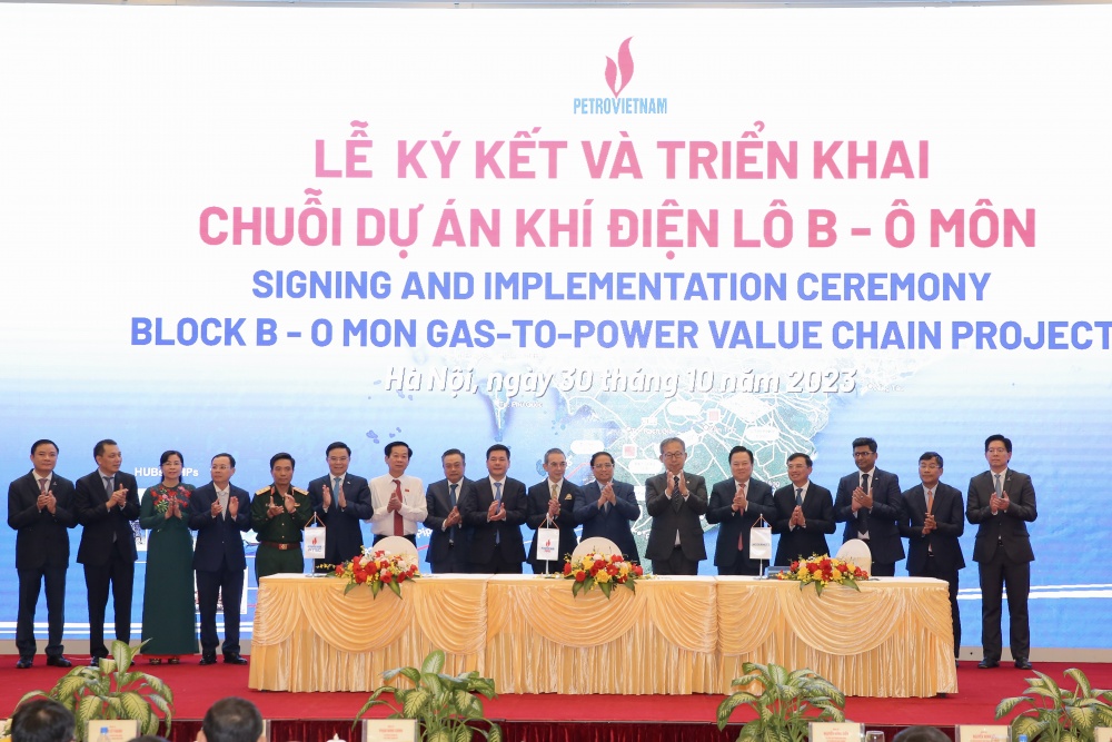 Petrovietnam PVN ký kết triển khai chuỗi dự án khí điện Lô B - Ô Môn với các đối tác MOECO (Nhật Bản), PTTEP (Thái Lan), GENCO2, PQPOC, PTSC và McDermott