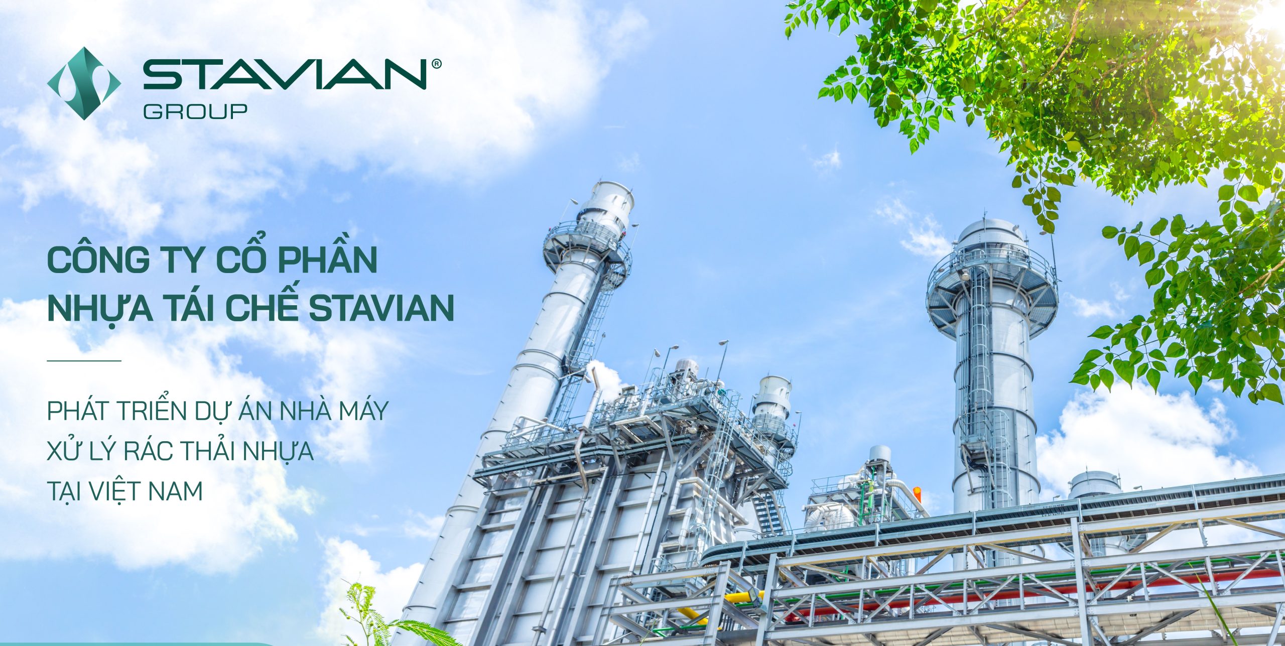 Xây dựng Nhà máy Nhựa tái chế Stavian tại Việt Nam