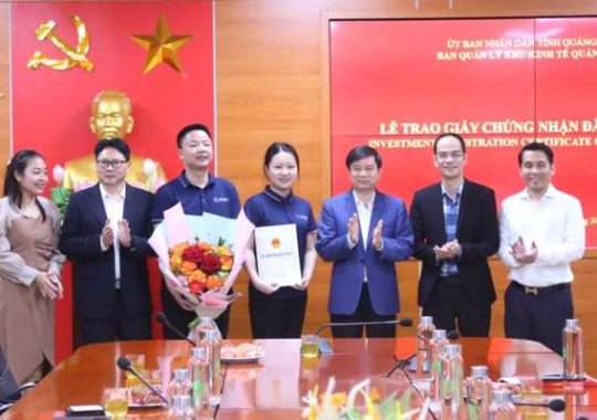 Gokin Solar (Hồng Kông) đầu tư 275 triệu USD mở nhà máy tế bào quang điện tại Quảng Ninh