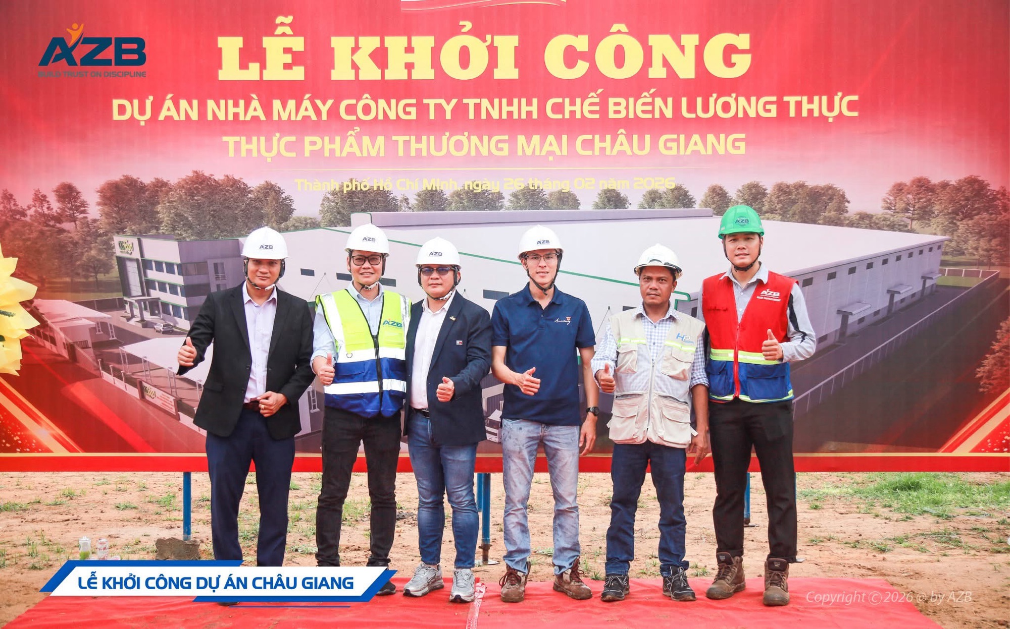 KCN Tân Phú Trung – Khởi công xây dựng Nhà xưởng Công ty Châu Giang