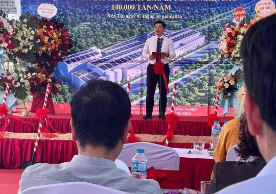 Quảng Ninh Paper khởi công nhà máy sản xuất giấy bao bì công nghệ cao từ nguyên liệu bao bì đã qua sử dụng, công suất thiết kế 140,000 tấn/năm